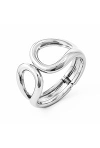Bracelete Maximalista Gota Vazada Banhado Em Ouro 18K