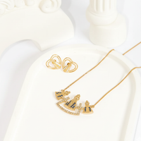 Kit Aurora Dourada Banhado a Ouro 18K