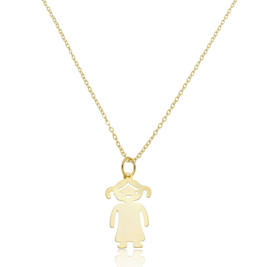 Colar Filho(a) Banhado em Ouro 18K