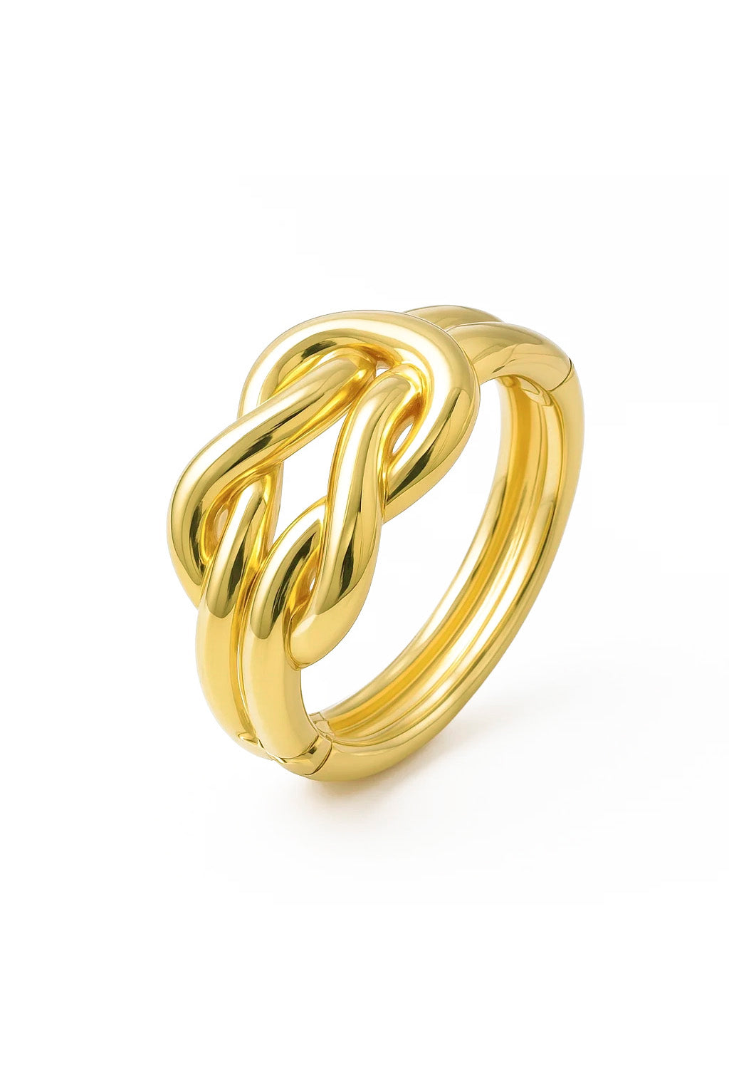 Bracelete Vintage Criativo Nó Borboleta Banhado em Ouro 18K