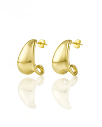 Brinco Pino Chapeado | Banhado a Ouro 18k