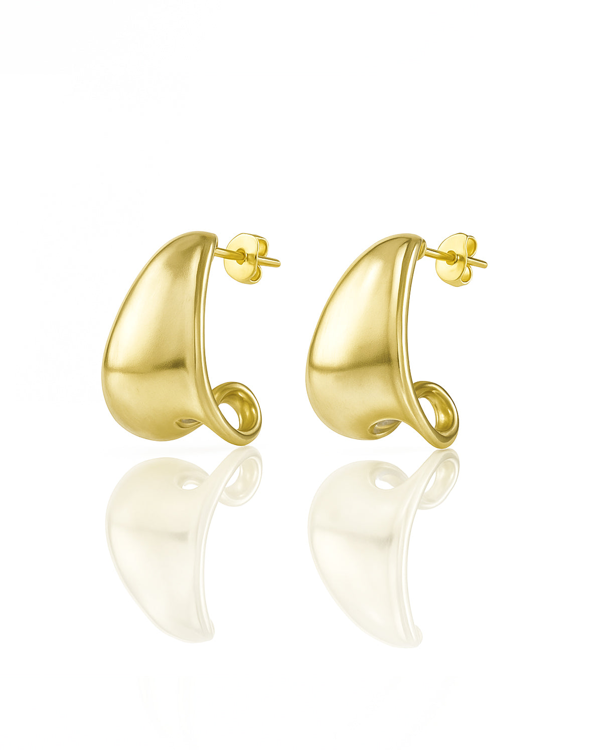 Brinco Pino Chapeado | Banhado a Ouro 18k