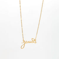 Colar Religioso Pingente Jesus - Banhado em Ouro 18K