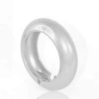 Bracelete Design Oval Texturizado Banhado