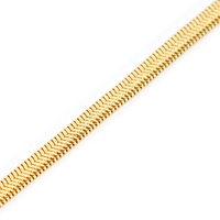 Colar Malha Snake Banhado