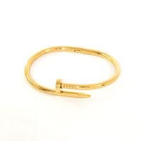 Pulseira Prego Inspiração Banhado