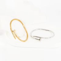 Pulseira Prego Inspiração Banhado