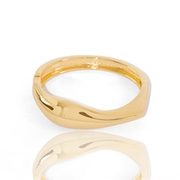 Pulseira Bracelete Liso Coração Afeto