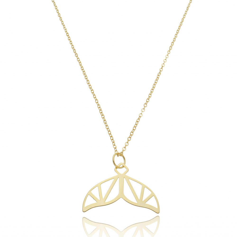 Colar Rabo de Sereia Vazado | Banhado a Ouro 18k