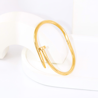 Pulseira Prego Inspiração Banhado