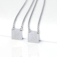 Escapulário Nossa S. Aparecida e Sagrado Coração Em Aço inox