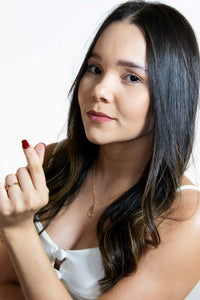 Colar Coração Coreano - Banhado em Ouro 18K