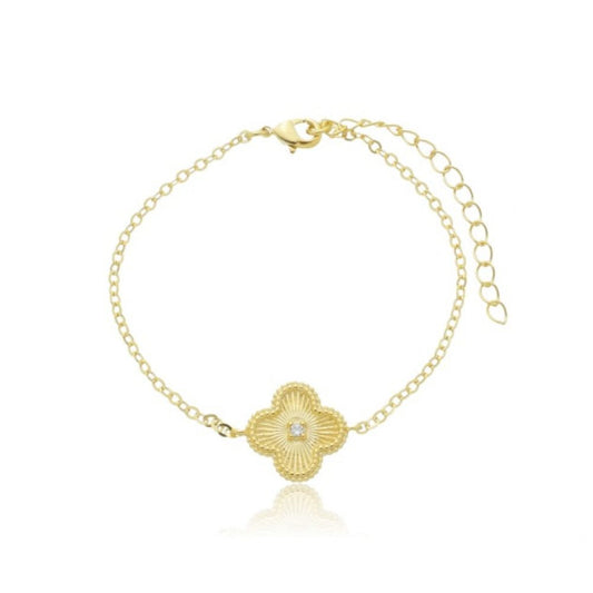 Pulseira Trevo Vintage Alhambra | Banhada a Ouro 18k