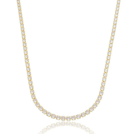 Colar Rivieria Banhado em Ouro 18K