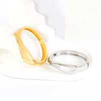 Pulseira Bracelete Liso Coração Afeto