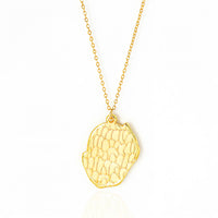 Colar Com Letra Inicial Madrepérola Banhado em Ouro 18K