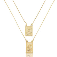 Escapulário São Jorge | Banhado a Ouro 18k