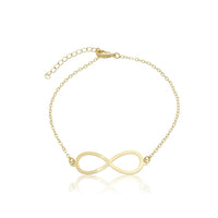 Pulseira Símbolo do Infinito Banhado em Ouro 18K