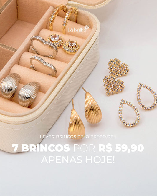 1 Brinco para cada dia da semana (6 BRINCOS GRÁTIS)
